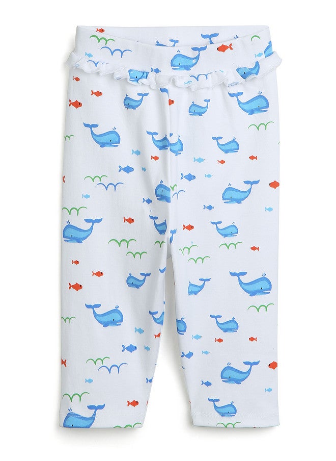 BONTOTS Infant Girls Whale of a Time Printed Organic Cotton Pyjama - Image 3